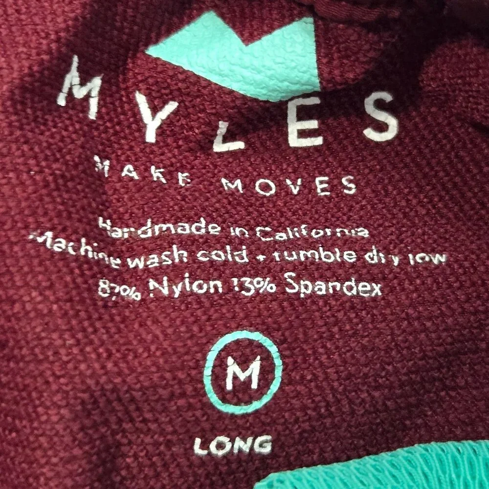 MYLES Men's Size M Long Everyday Athletic 10